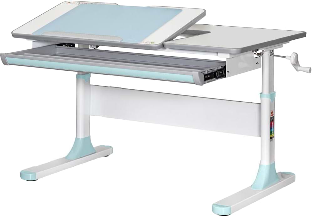 Парта школьная Mealux Vancouver Multicolor BL Lite (BD-620 W/G MC + BL Lite)